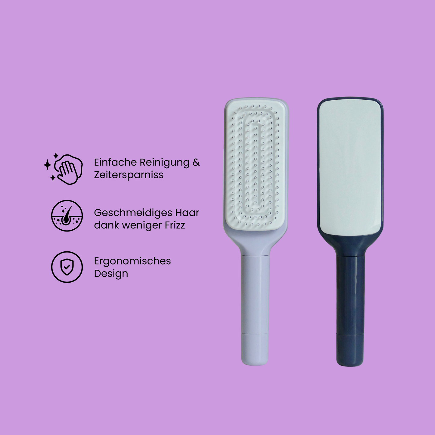 SmartBrush – selbstreinigende Haarbürste